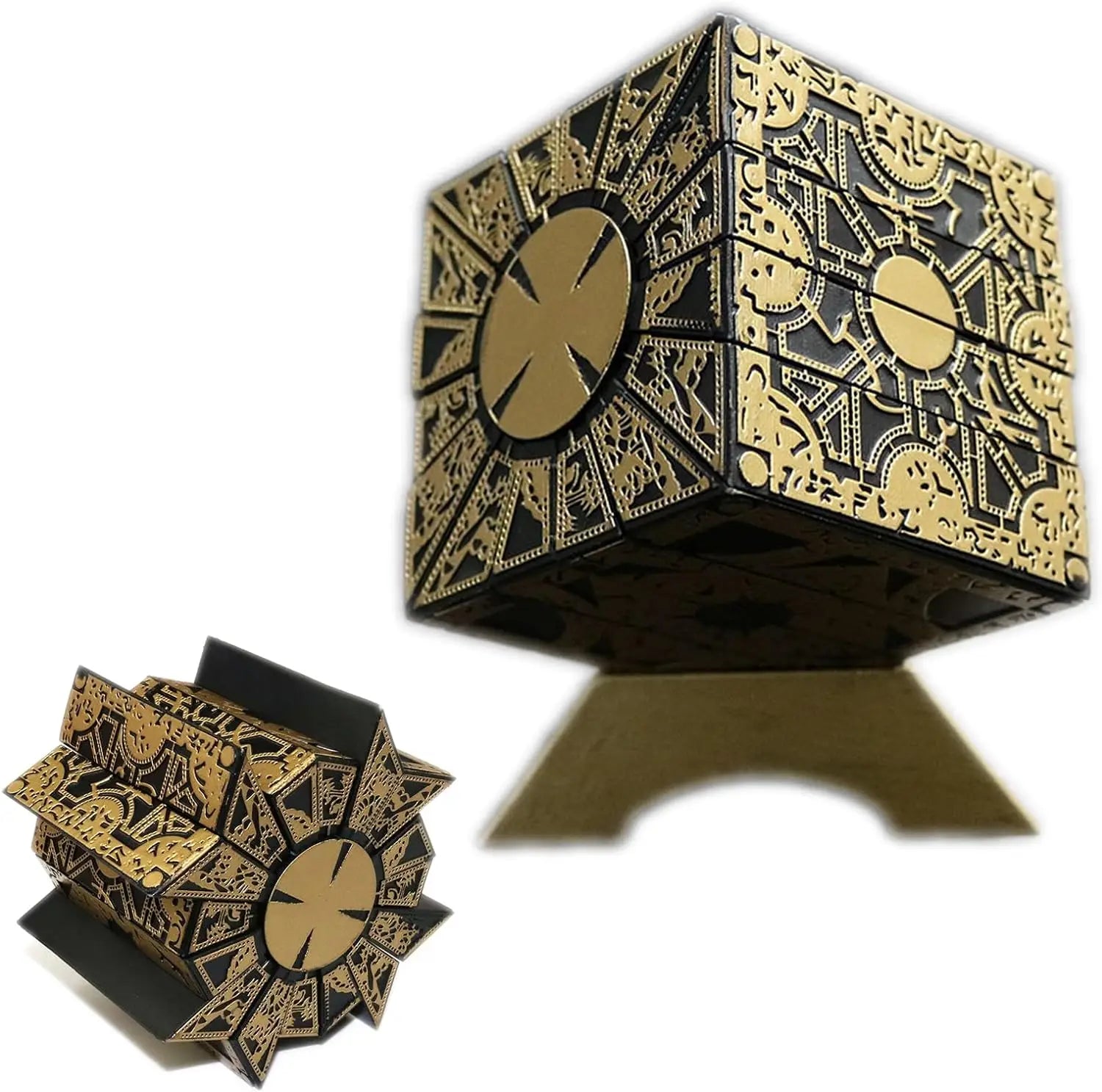 Hellraiser Puzzle Box, Lament Configuration, Halloween Cenobites Pinhead Cosplay Movies Props