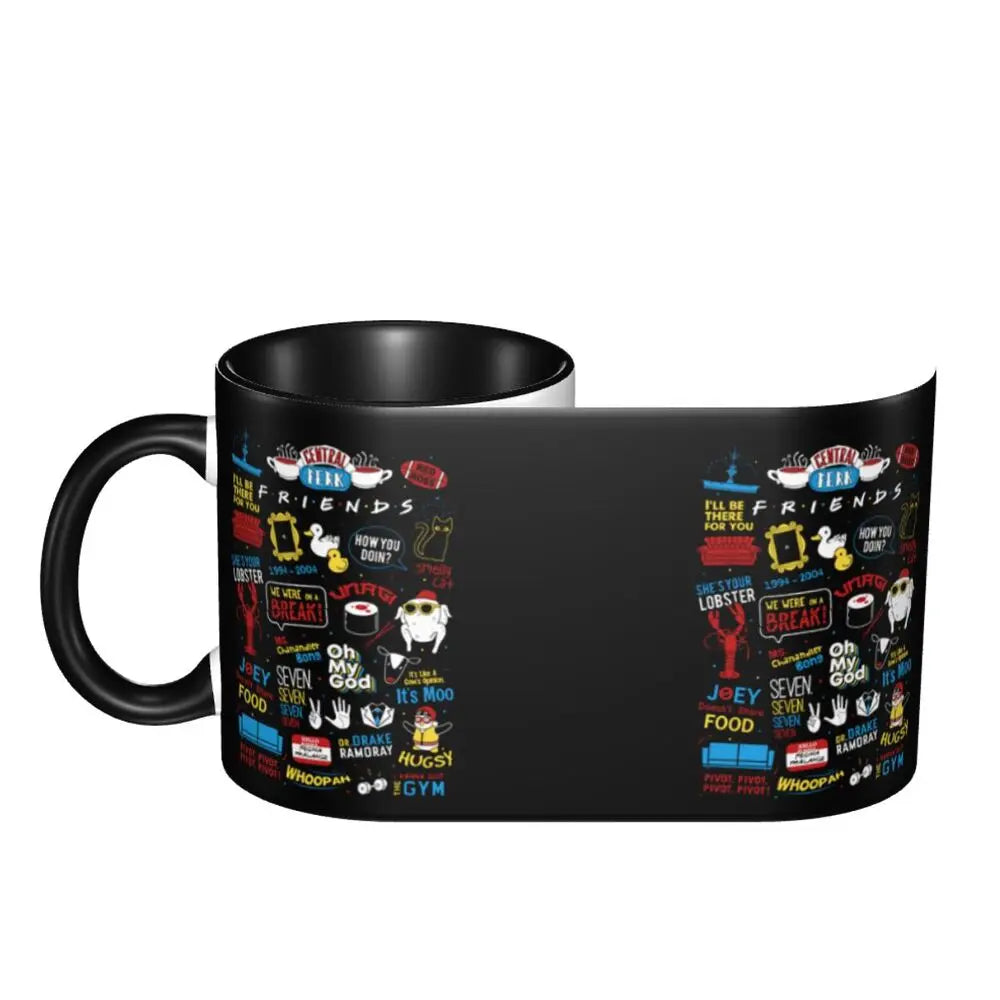 Classic Friends TV Show Coffee Mugs DIY Personalized Ceramic Mug Creative Gift