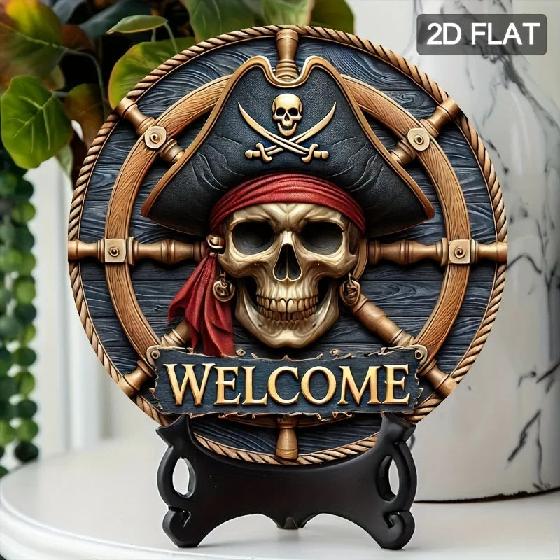 Round logo, wall decoration, suitable for home, bar, seasonal decoration, 2D flat, perfect for room decoration