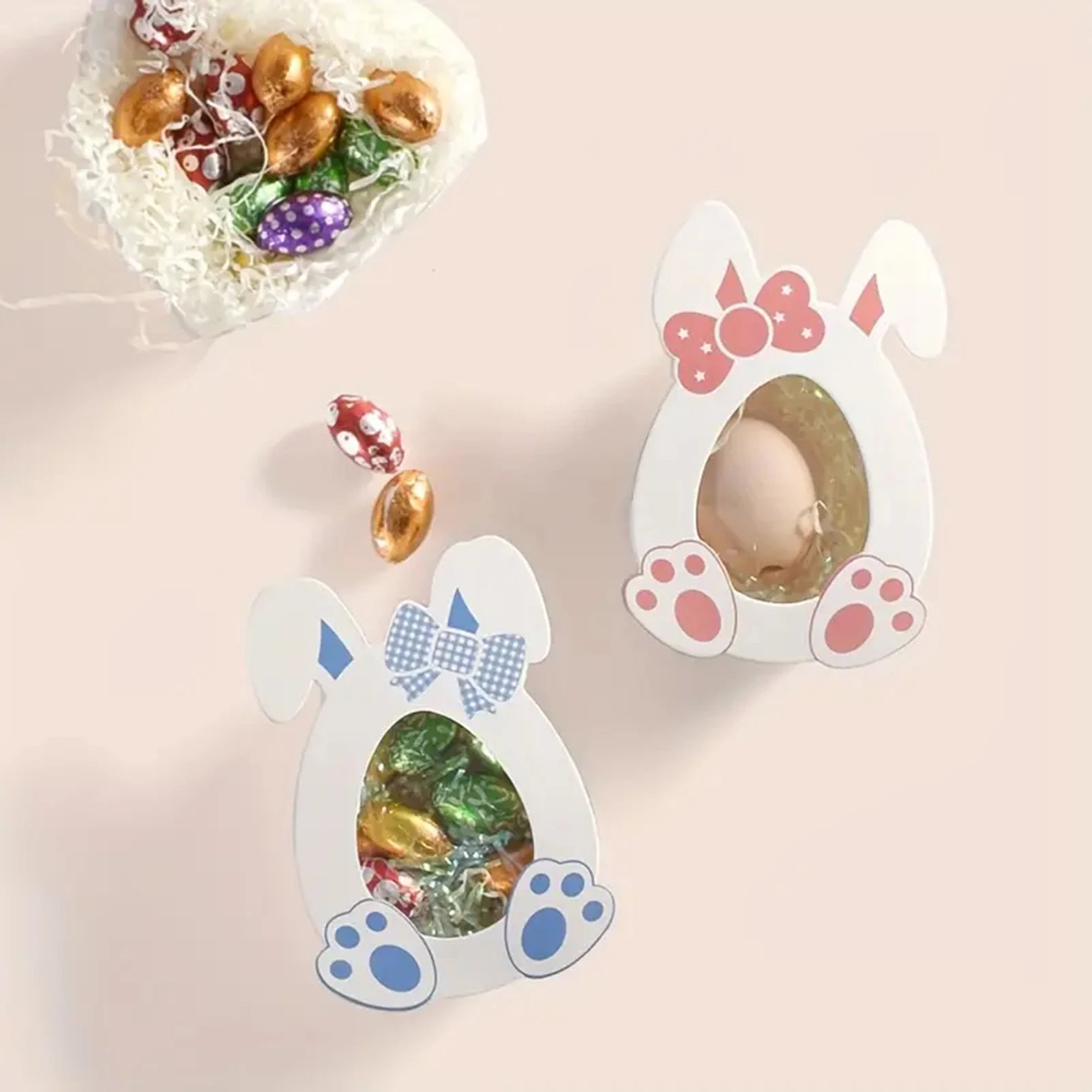 Easter Decorative Candy Box Unique Candy Storage Holder Festive Decoration Suitable for School Office MIAO-US