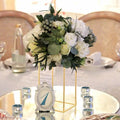 10pcs Gold Wedding Table Centerpiece Gold Centerpiece Metal Flower Vase for Birthday Party Event Home Decor(15.7inch)