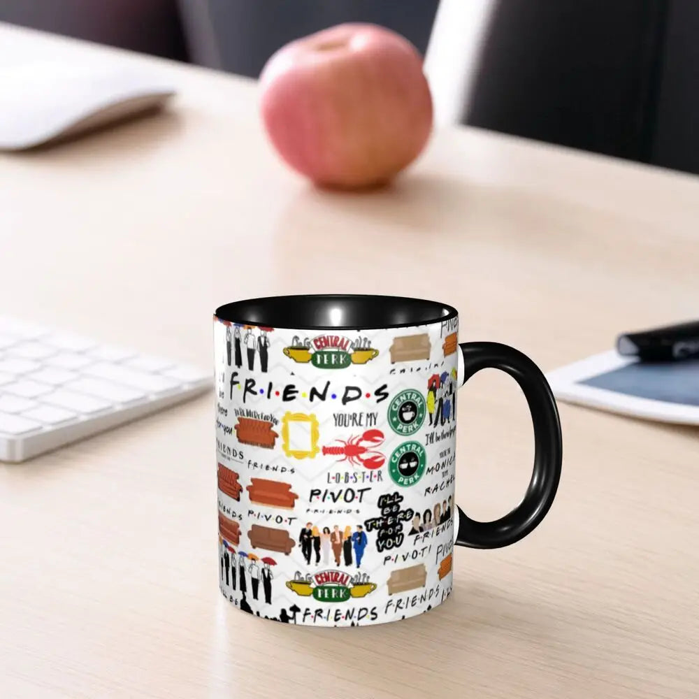Classic Friends TV Show Coffee Mugs DIY Personalized Ceramic Mug Creative Gift