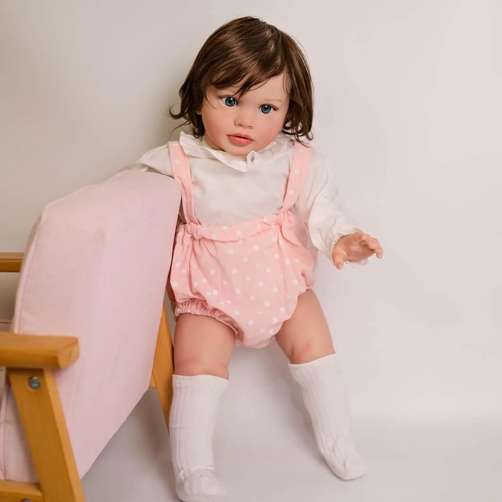 26Inch/66cm Pippa Toddler Girl doll Finished Doll Reborn Toddler Pippa Huge Baby Size Lifelike Soft Touch Art Doll Birthday Gift