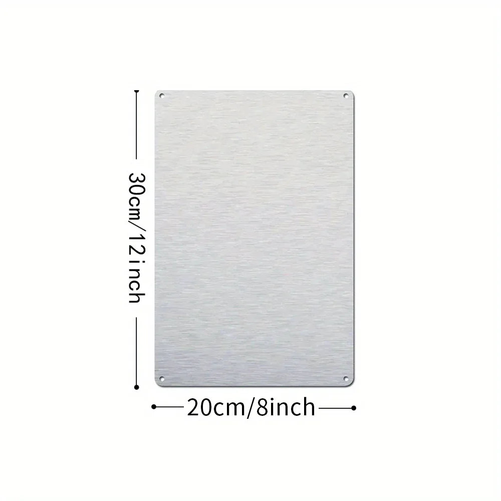 YangNa Farms Welcome Bunny Metal Sign - Vintage Easter Wall Decor for Home & Cafe, 8x12 Inch Aluminum Plaque, Spring Decor