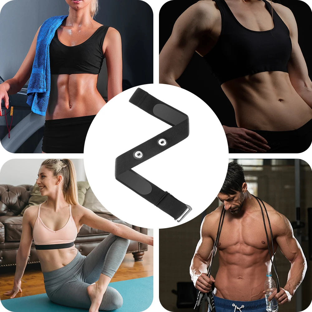 Heart Rate Monitor Replacement Sensor Band Belt Soft Fitnesss Chest Band Chest Monitor Strap Compatible with Polar Garmin Magene