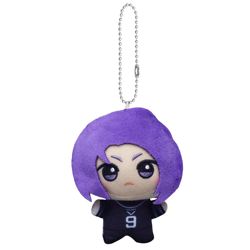 11cm Blue Lock Plush Toy Pendant Seishiro Nagi Isagi Yoichi Chigiri Bachira Meguru Mikage Reo Rin Itoshi Backpack Keychain Gift