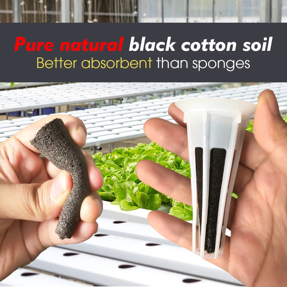 Garden Hydroponic Growing Sponges for Seed Starter Pods Plants Germinate Seedling Container Replacement Rooting Planting Sponge