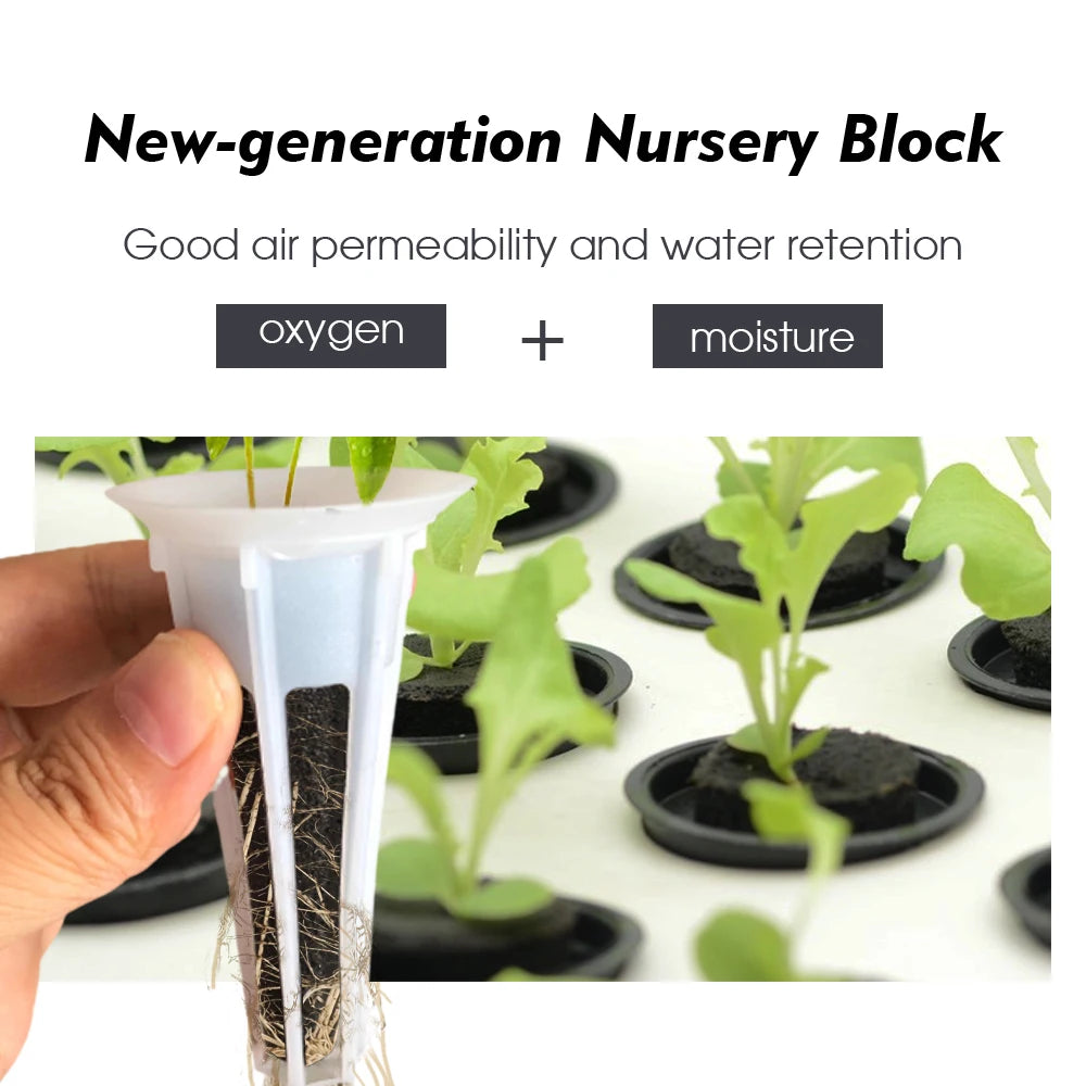 Garden Hydroponic Growing Sponges for Seed Starter Pods Plants Germinate Seedling Container Replacement Rooting Planting Sponge