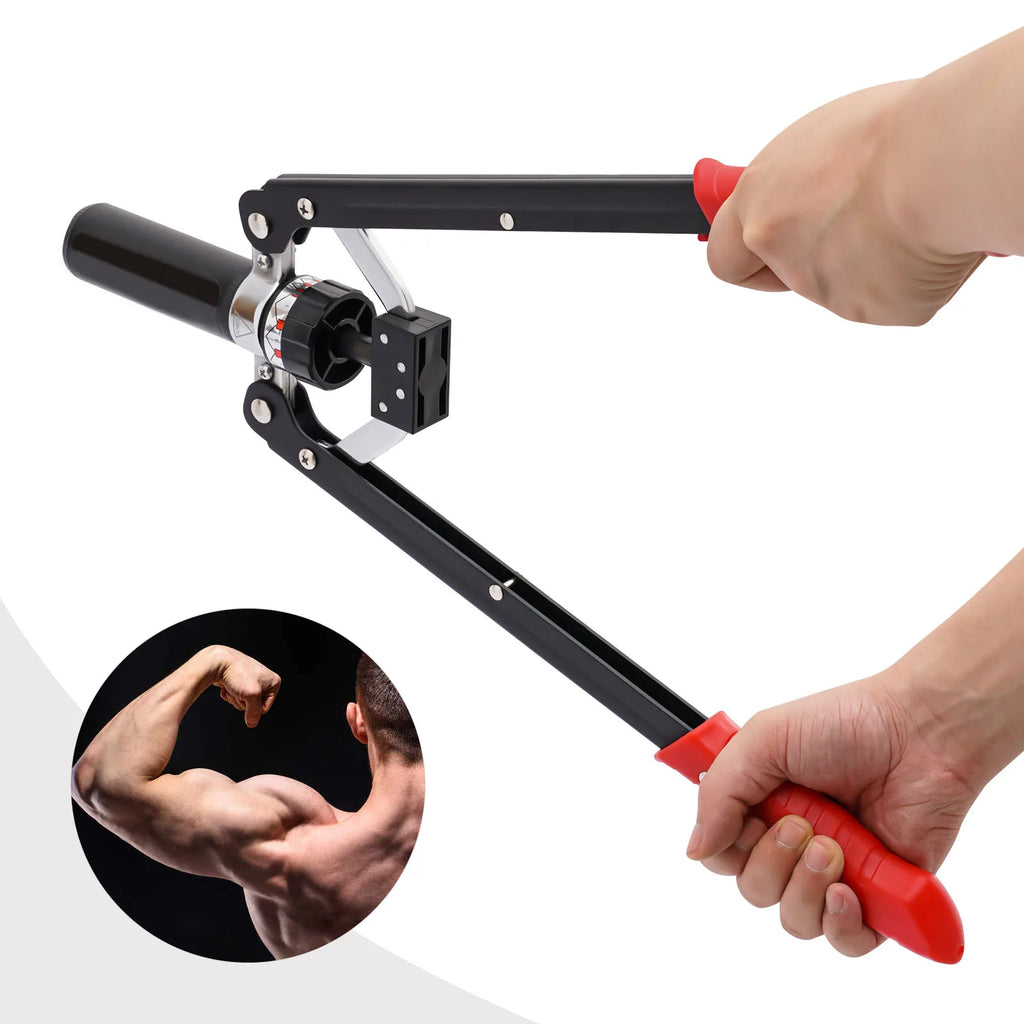 New Hydraulic Power Twister Spin Button Arm Blaster Forearm Workout Equipment 25 Gears Adjustable for Strength Training