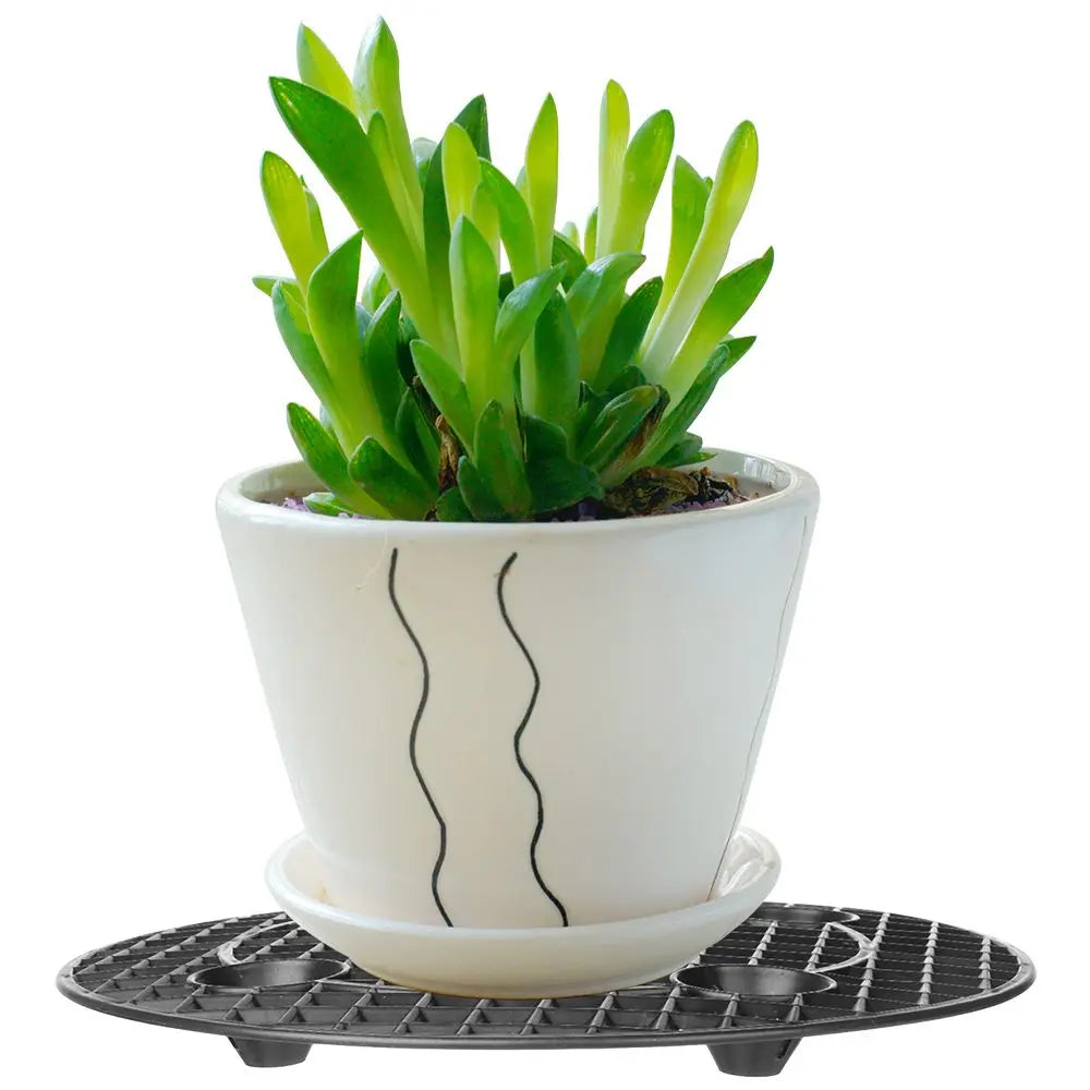 Plant Level Pot Elevator, Heavy Duty Plant Stands, 20/30/40cm Plant Pot Saucer for Prevent Rot and Damage on Patio and Deck