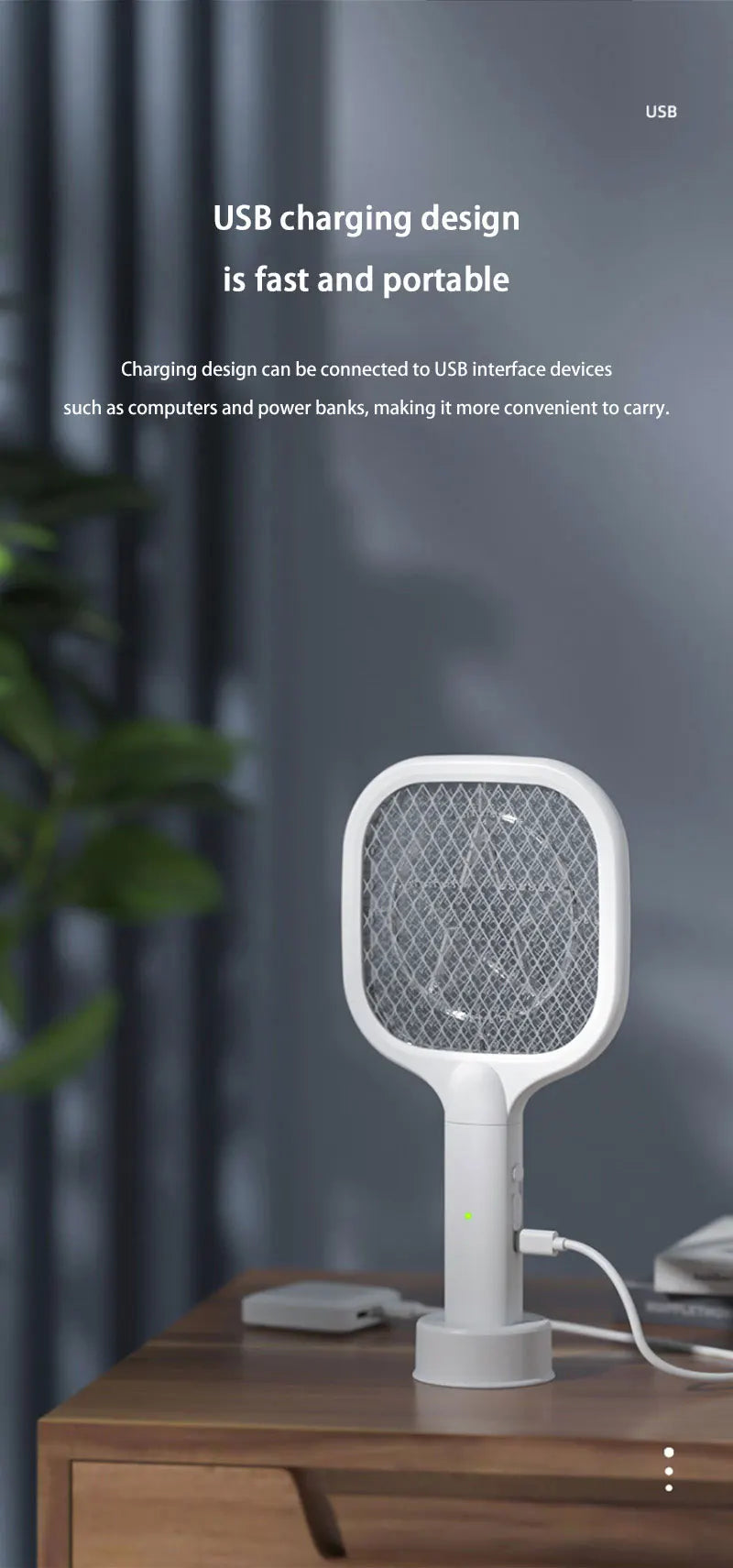 Hang Electric Mosquito Swatte USB Electric Automatic Mosquito Traps And Repellents Small Home Outdoor Repellent Bug Fly Zapper