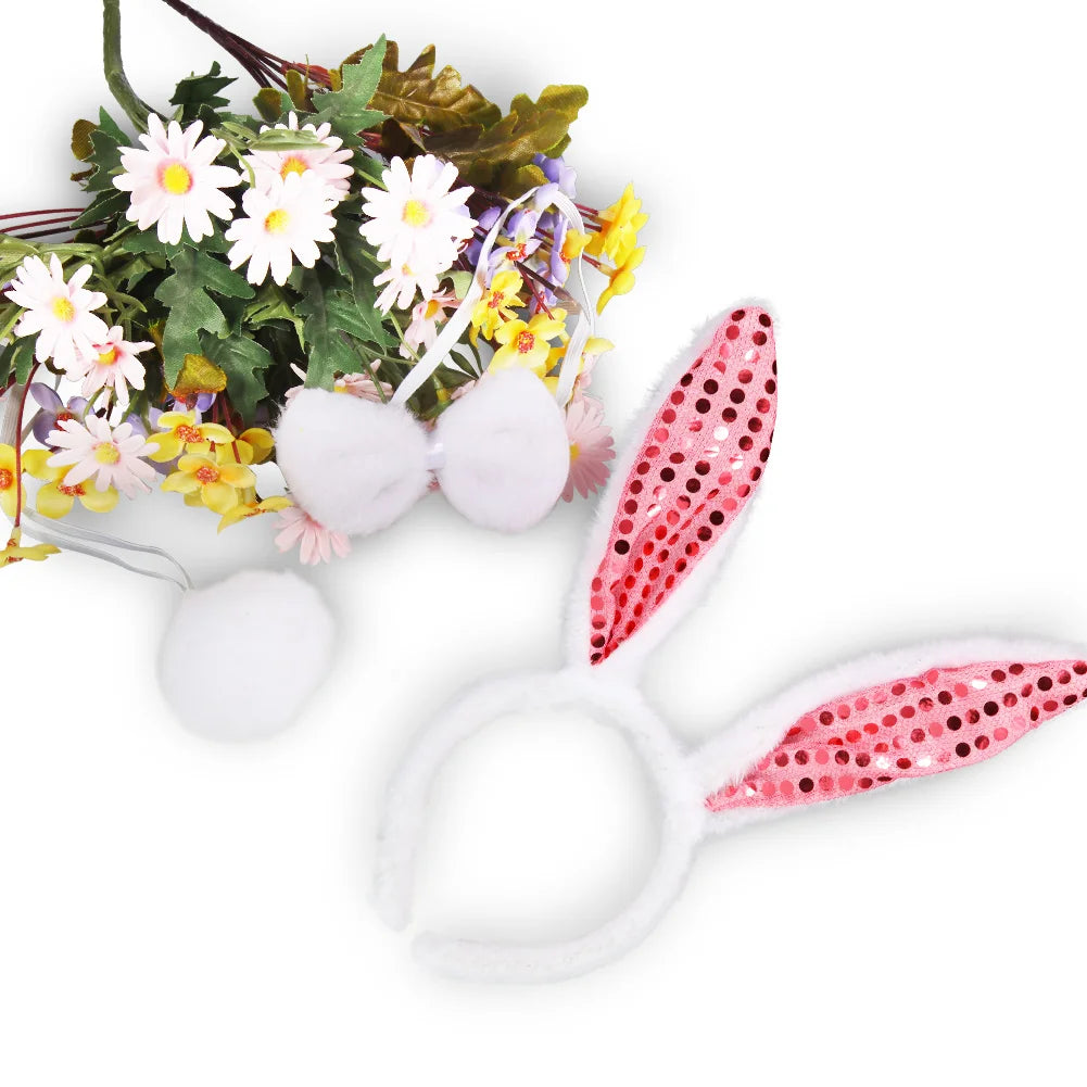 Easter Ear Headband Three Piece Set 6pcs