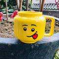 Expression Ceramic Mug 250ML Cute Coffee Cups Drinkware Figurine Head Smiling Face Tea Drinking Cup Children Christmas Gift 머그컵