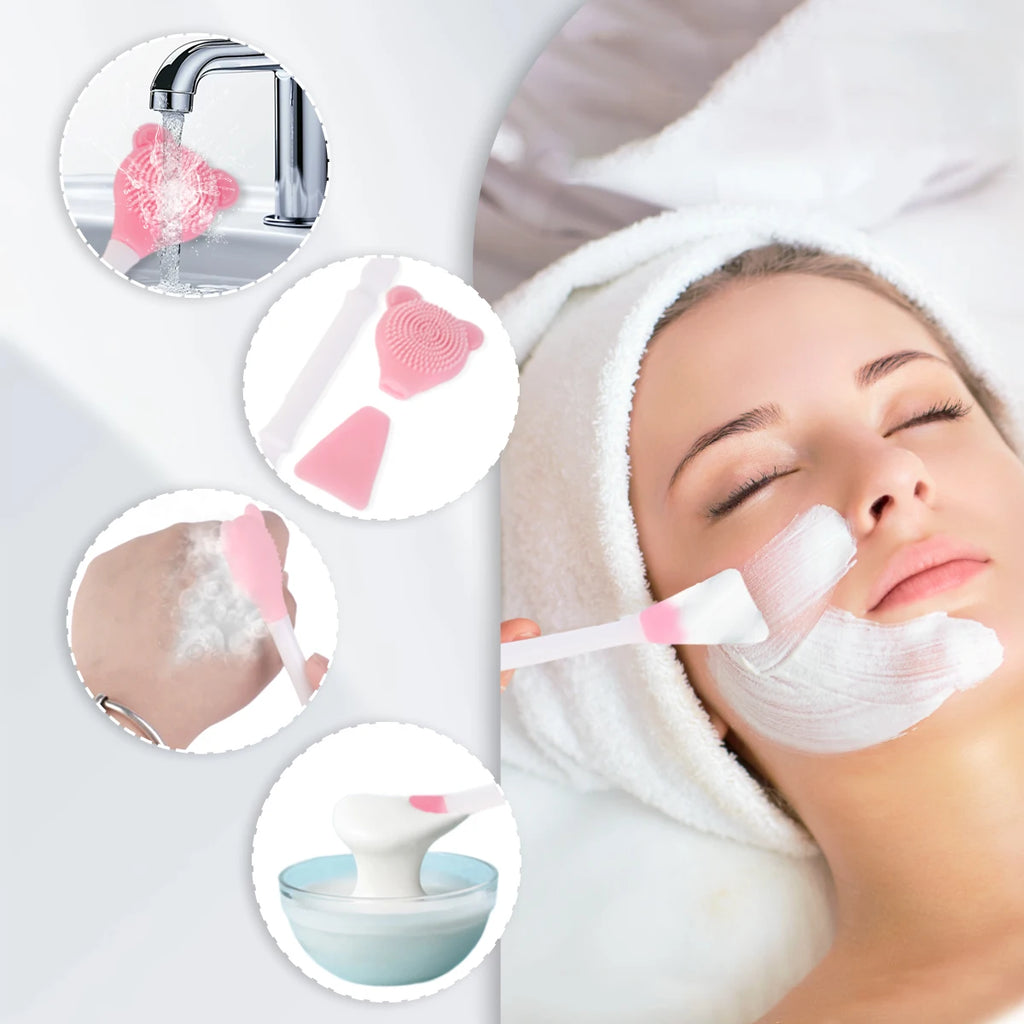 7-piece beauty suit, essential for traveling, beauty lovers, makeup beginners.