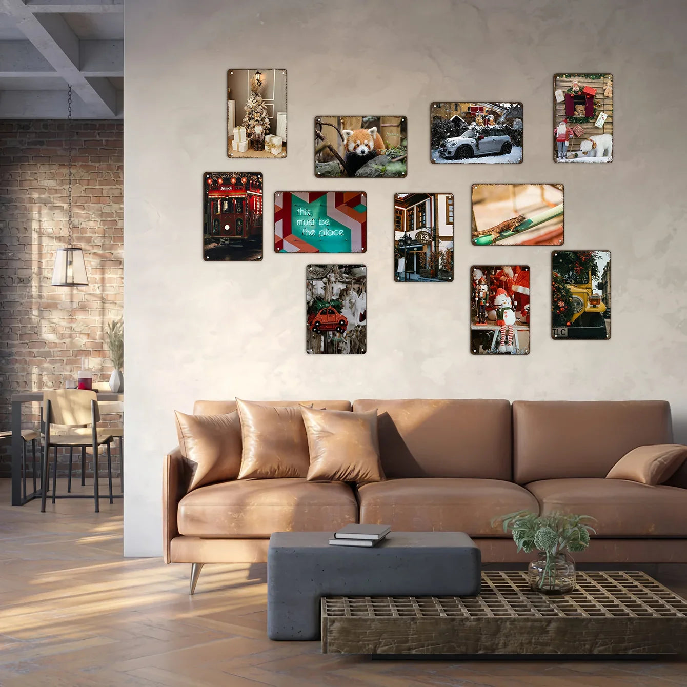 YangNa Farms Welcome Bunny Metal Sign - Vintage Easter Wall Decor for Home & Cafe, 8x12 Inch Aluminum Plaque, Spring Decor