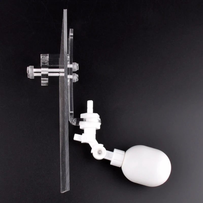 1/4" 6.35mm Water Dispenser Ball Float Valve Aquarium Tank Automatic Water Refill Ball Cock Adapter Adjustable Height Floatvalve