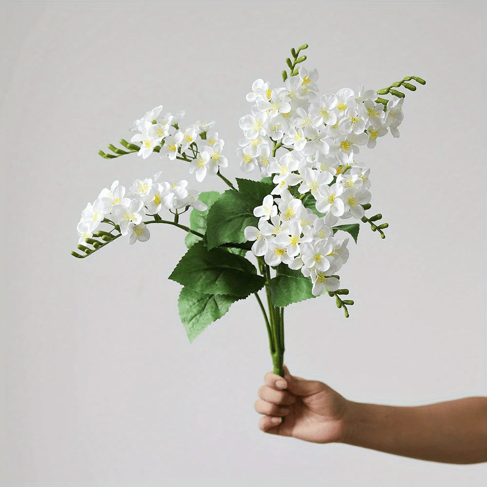 2 Bundles of Lifelike Lily of the Valley Artificial Flowers, Perfect for Easter, Wedding, Home Party Decor, or Living Room
