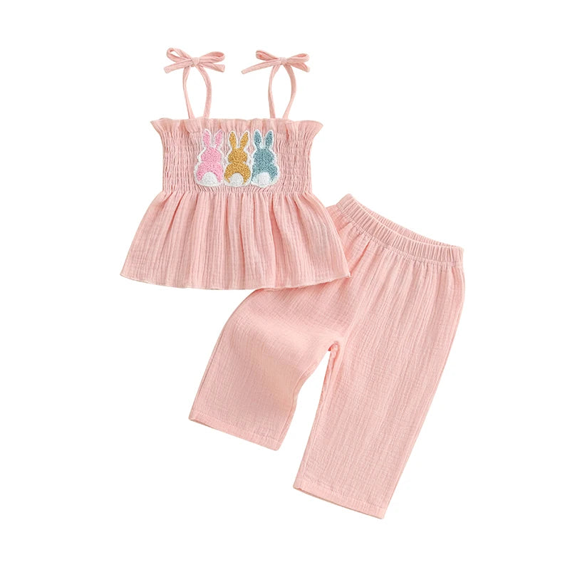 Adorable Baby Girl Spring Outfits Floral Print Ruffle Sleeve Top with Bowknot Shorts 2 Piece Set for Easter