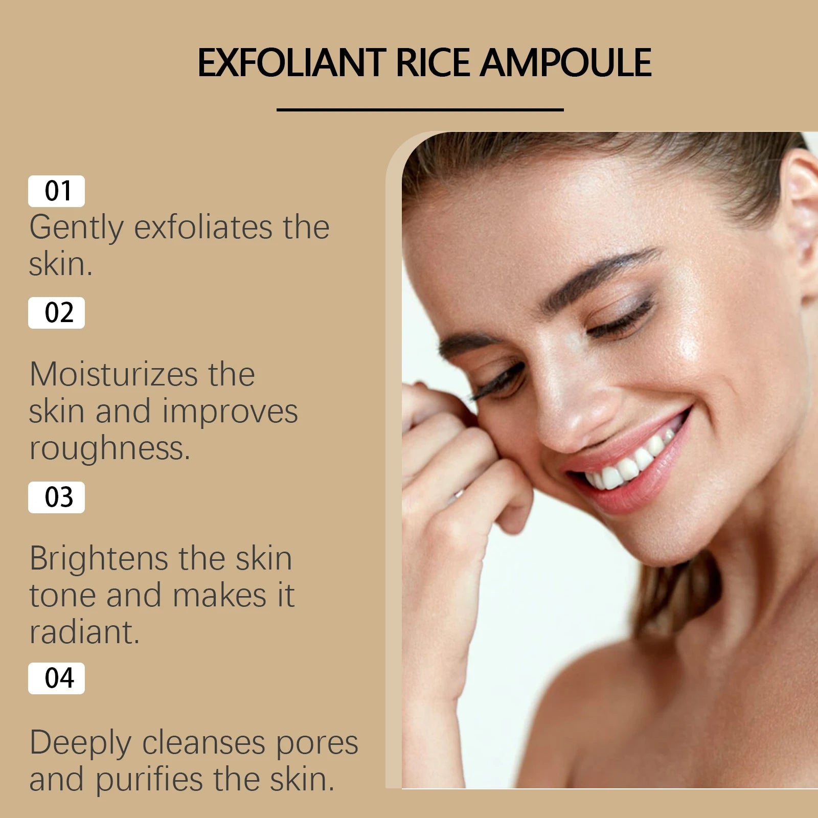 Brightening Essence Exfoliant Black Rice Ampoule Daily Soft Exfoliating Face Softening Keratin Radiant Moisture Nourishing Skin