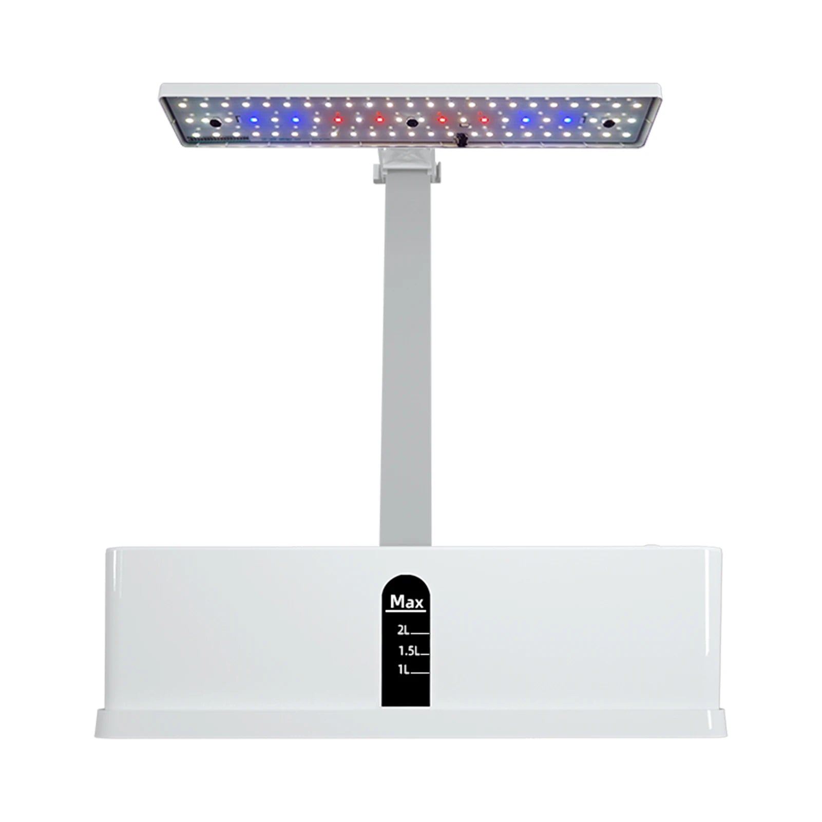 Smart Hydroponics Growing System Kit Automatic Timing with Height Adjustable 15W LED Grow Lights 2L Water Tank for Indoor Garden