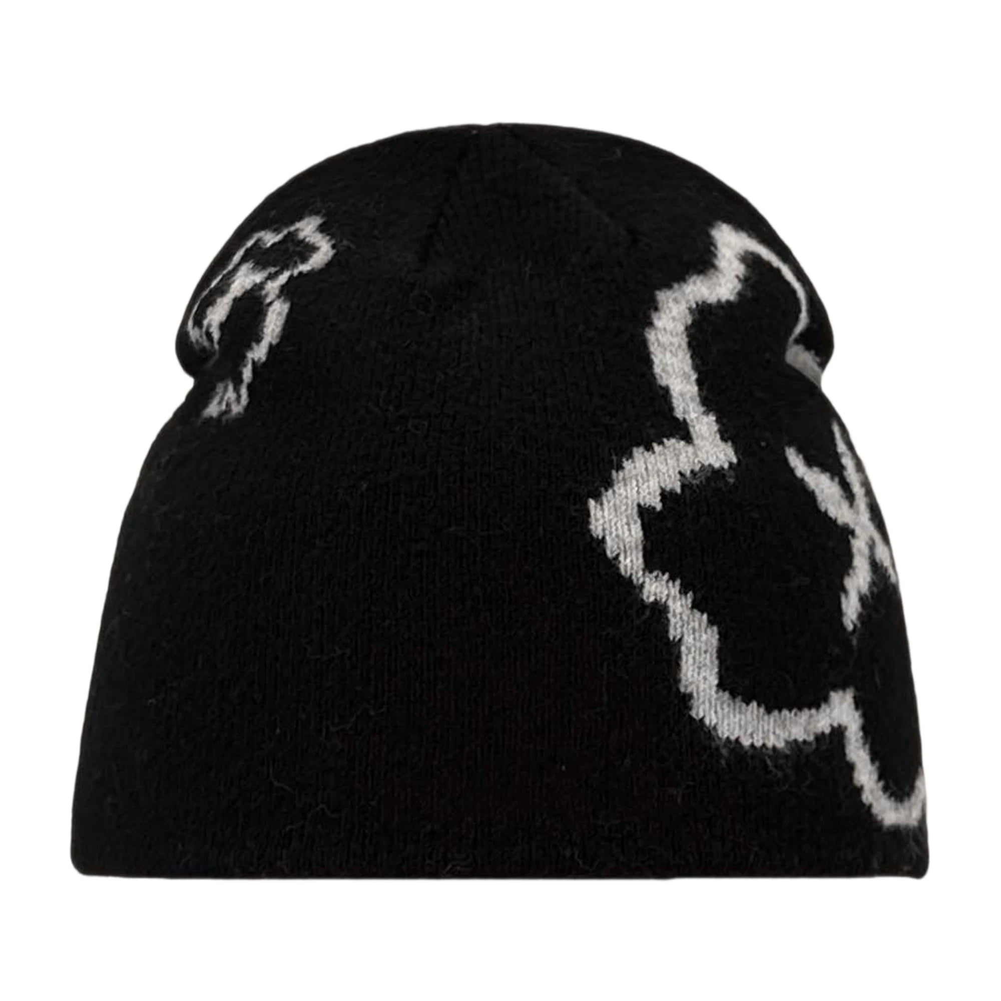 Women s Winter Knit Beanie Hat with Floral Design Soft and Stretchy Skull Cap for Outdoor Activities Warm and Cozy