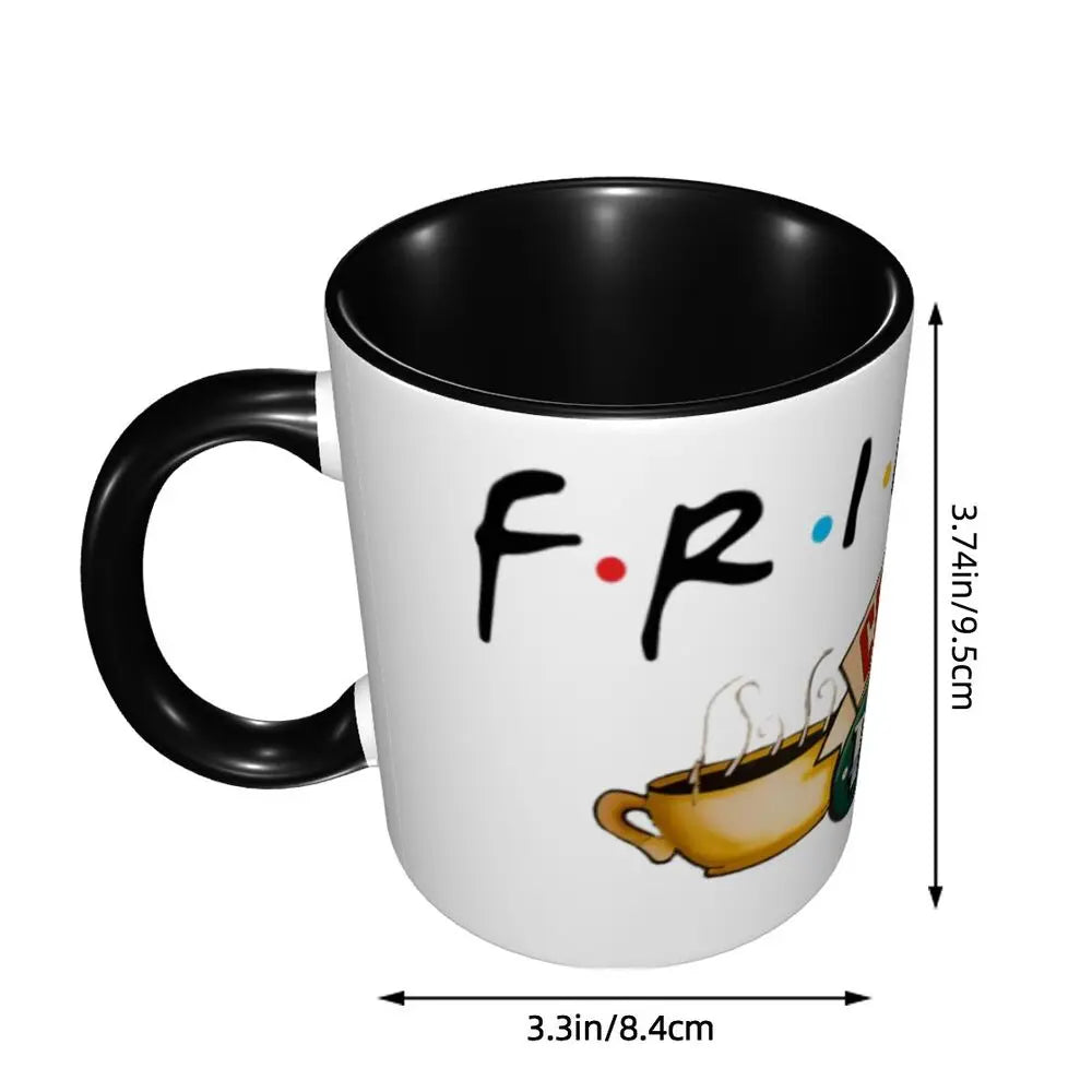 Classic Friends TV Show Coffee Mugs DIY Personalized Ceramic Mug Creative Gift