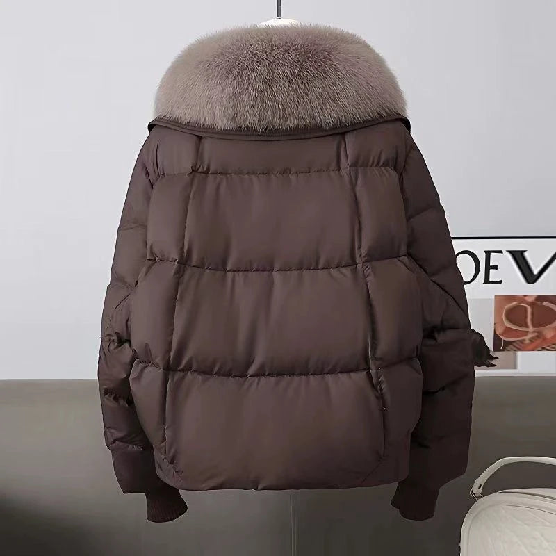 2025 Fashion  Winter New Down Cotton Jacket Women's Cotton-Padded Thicken Warm Parkas Short Coat Female Casual Ladies Overwear
