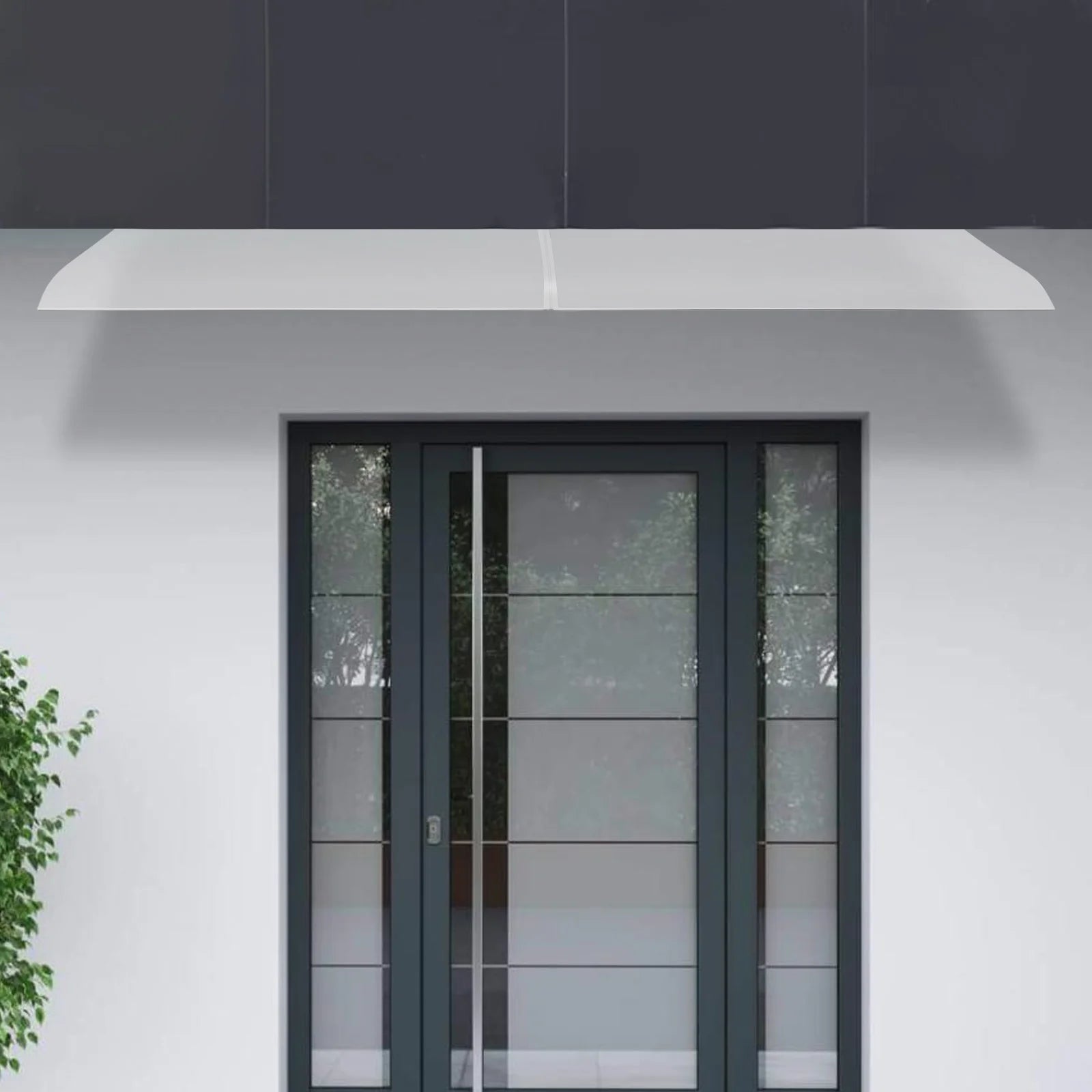 Clear Rain Shelter Cover,PET Rust-Resistant Window Wall Mounted Awning Front Door Canopy,for Entrances,Bike,Gazebos,Balcony
