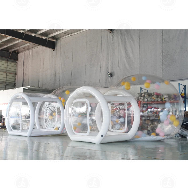 Inflatable Balloon Bubble House Tent Commercial Grade PVC Clear Bubble House with air Pump & Blower 10 ft  For Children's Party