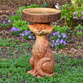 Garden animal resin bird feeder hummingbird bathtub outdoor decorative ornaments sculpture resin crafts.Outdoor decoration