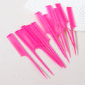 12 piece mouse tail comb set, hair dye comb, pointed tail comb, suitable for hair salons and home use,special for real hair wigs