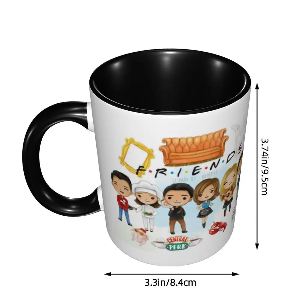 Classic Friends TV Show Coffee Mugs DIY Personalized Ceramic Mug Creative Gift