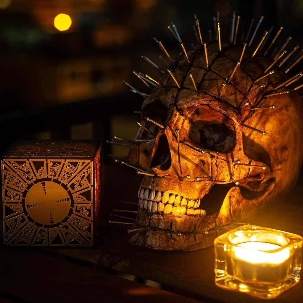 Hellraiser Puzzle Box, Lament Configuration, Halloween Cenobites Pinhead Cosplay Movies Props