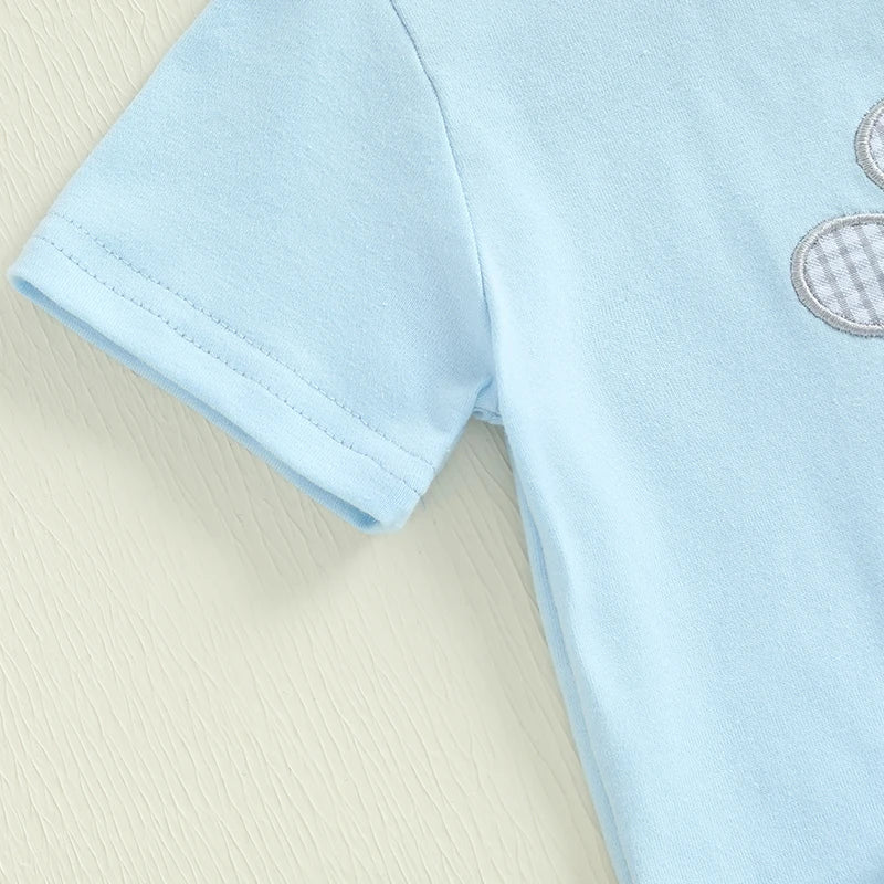 Toddler Girl Easter Dress Bunny Embroidery Sleeveless Floral Print Princess Dress with Matching Headband for Spring Summer