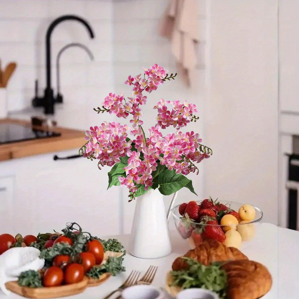 2 Bundles of Lifelike Lily of the Valley Artificial Flowers, Perfect for Easter, Wedding, Home Party Decor, or Living Room