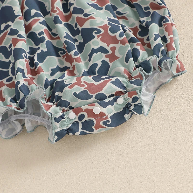 Toddler Girls Easter Outfits Bunny Embroidered Short Sleeve Rompers Round Neck Summer Jumpsuits Bodysuits for Infants