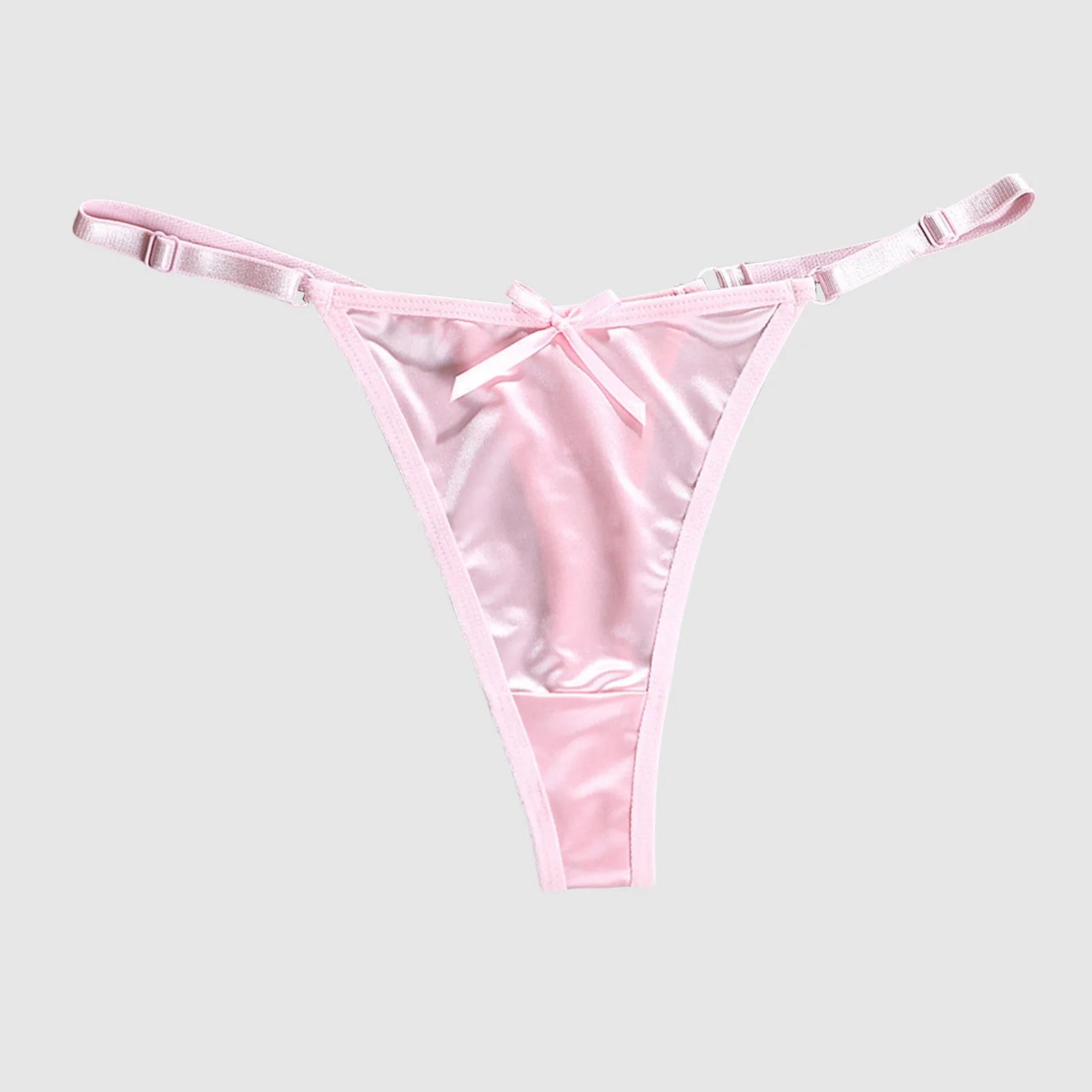 Low-Waisted T-Back Panty Ladies Thong Sexy Underwear Adjustable Thin Strap Seamless Thong For Women Pure Desire Erotic Lingerie