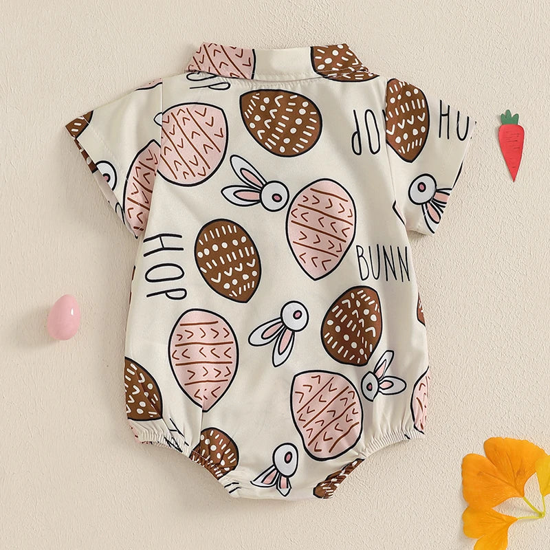 Baby EasterFloral Print Sleeveless Bowtie