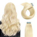 Jet Black #1 Tape In Hair Extensions Human Hair 12-24 Inches 50g 20Pcs/Pack Tape Ins Human Hair Extensions Real Human Hair Tape