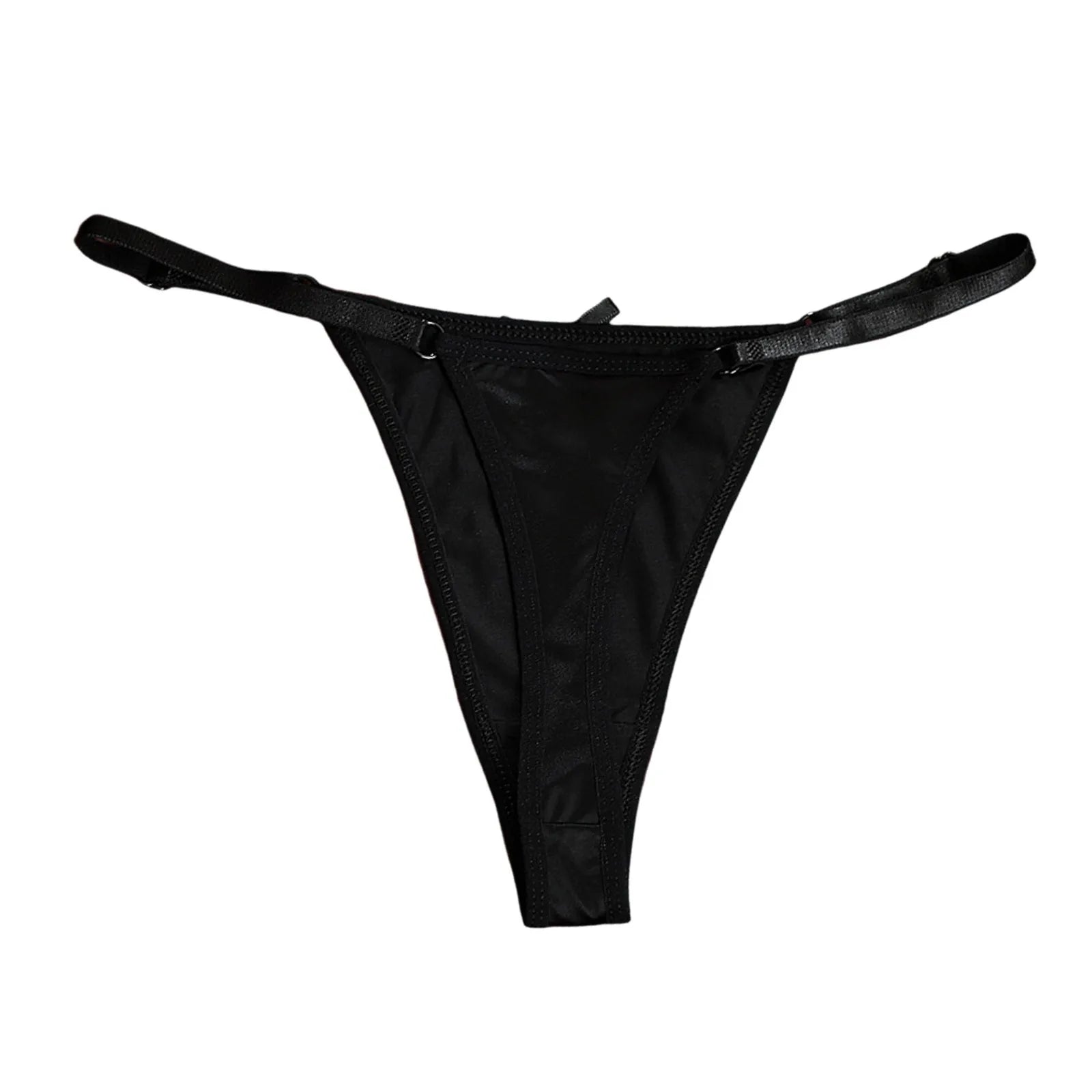 Low-Waisted T-Back Panty Ladies Thong Sexy Underwear Adjustable Thin Strap Seamless Thong For Women Pure Desire Erotic Lingerie