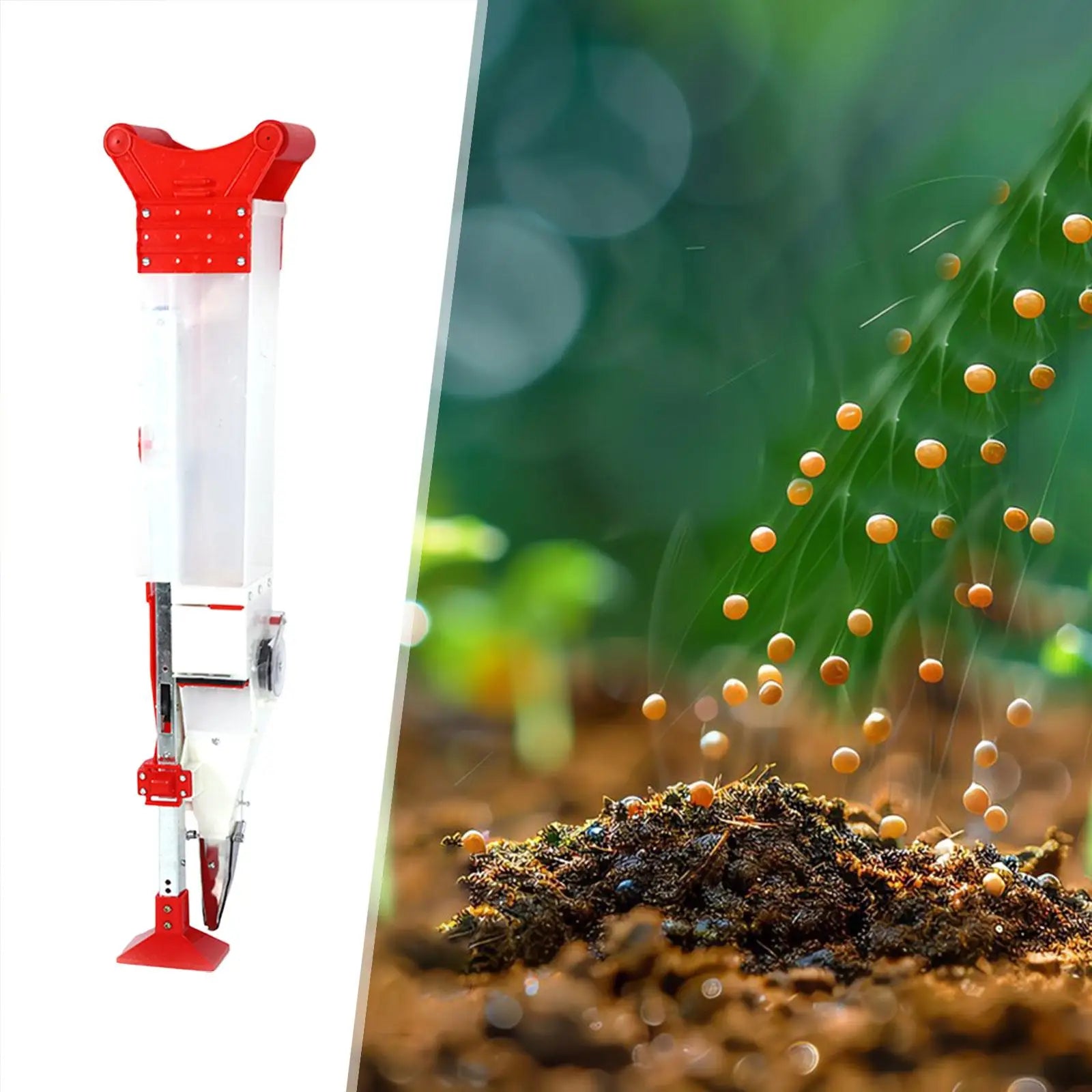 Handheld Fertilizer Seeder Household Soybean Corn Peanut Spreader Hand Planter Farming Tool for Agricultural Seeding Tools