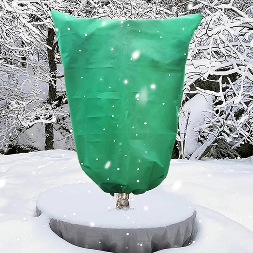 Plant Covers Freeze Protection Covers Frost Cloth Plant Anti-Freeze Shrub Protection Bag with Zipper Drawstring Frost Blankets