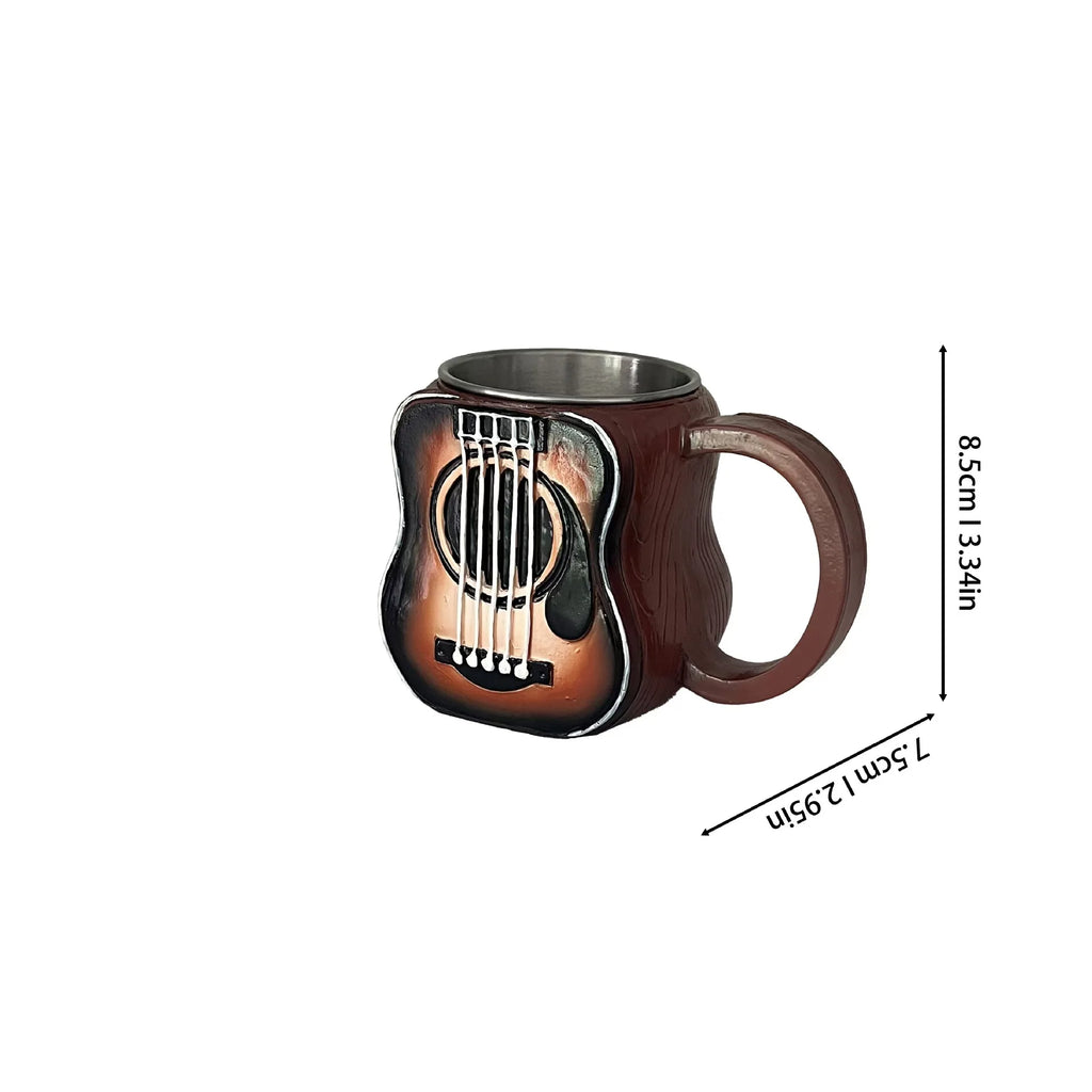 New Unique Musical Instrument Coffee Mug Creative Mug Milk Cup High-End Gift Desktop Ornaments