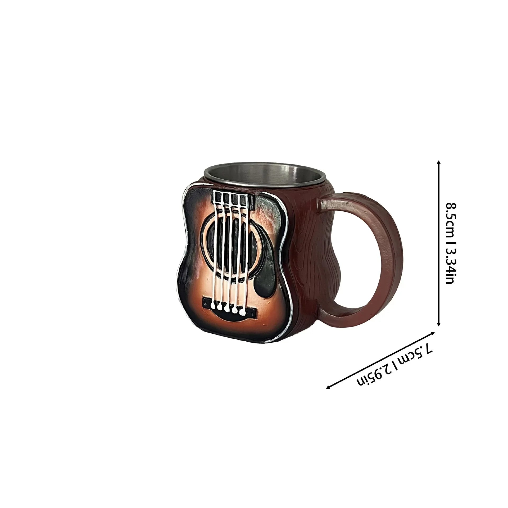 New Unique Musical Instrument Coffee Mug Creative Mug Milk Cup High-End Gift Desktop Ornaments