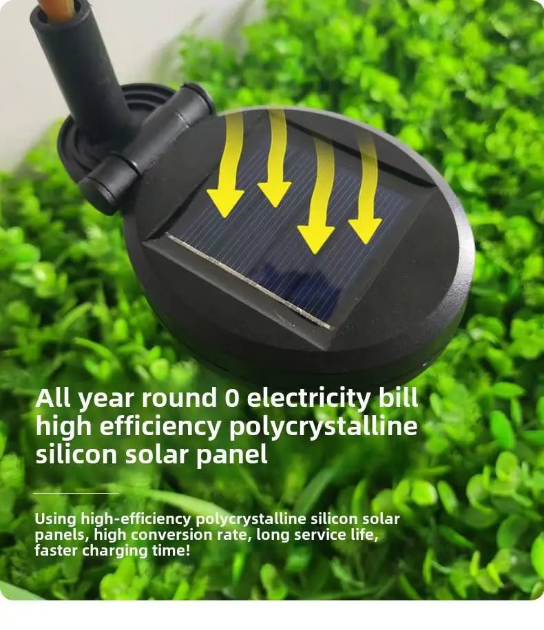 6/12 pcs garden lights Easter Eggs,  Waterproof garden path courtyard Hunt Game Party Favors Supplies Solar lamp