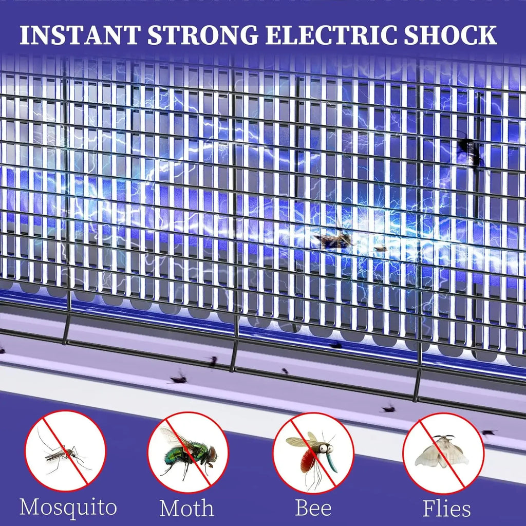 Electric Bug Zapper 3200V Mosquito Zapper Killer Indoor Insect Killer with Hanging Chain Removable Collection Tray Bug Zapper