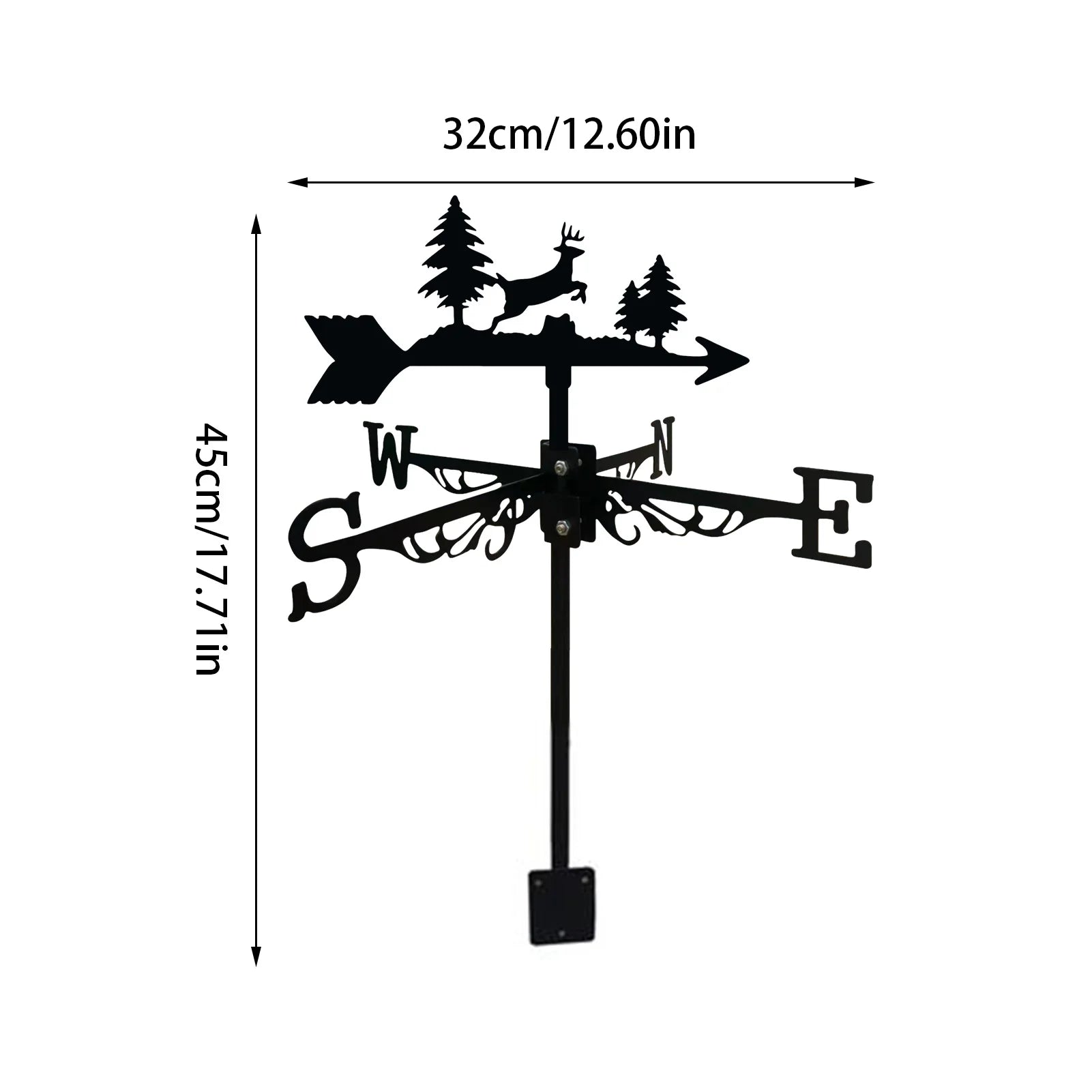 Outdoor Rooster Wind Indicator Colorful Rooster Decorations Animals Garden Weathervanes Wind Spinner for Garden Farmhouse