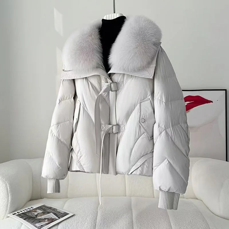 2025 Fashion  Winter New Down Cotton Jacket Women's Cotton-Padded Thicken Warm Parkas Short Coat Female Casual Ladies Overwear