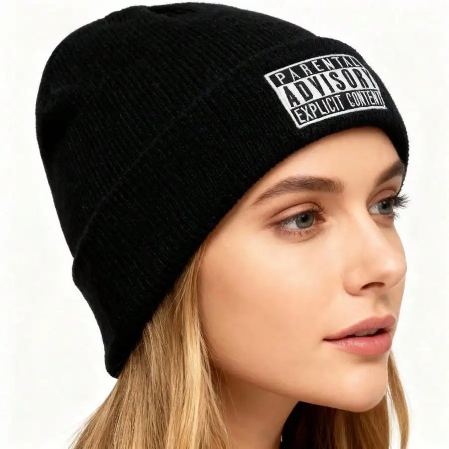 kumim Men's, Women's, Couple's, Letter Embroidered Autumn And Winter Warm Knitted Hat, Pullover Knitted Yarn Hat, Gift Giving
