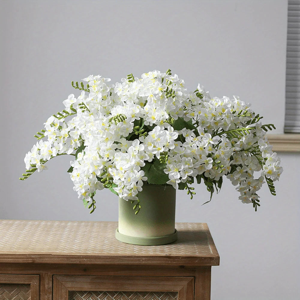 2 Bundles of Lifelike Lily of the Valley Artificial Flowers, Perfect for Easter, Wedding, Home Party Decor, or Living Room